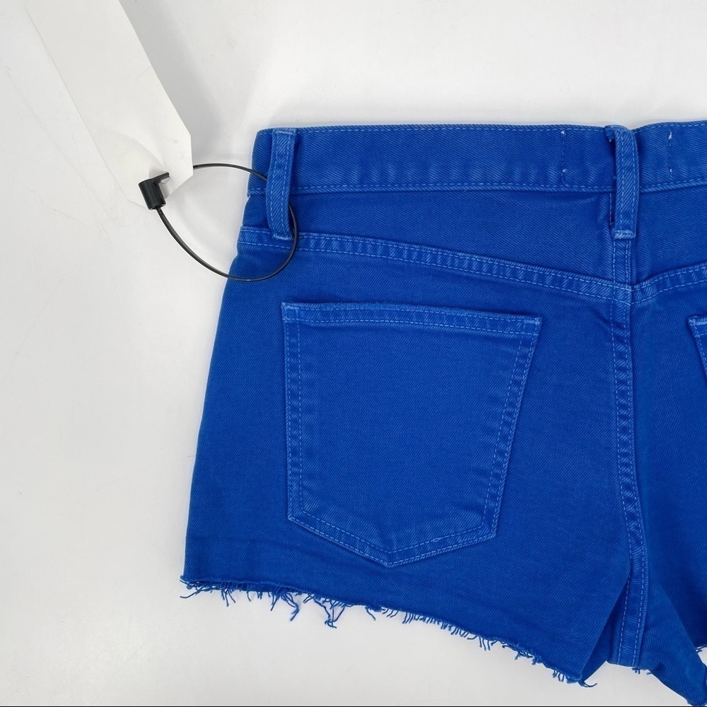 NEW! The Boyfriend Short in Blue with Raw Hem - Picture 7 of 15